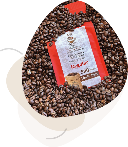 Variedad de café Oro en grano y molido, disponible en tueste regular, intenso, descafeinado y regular con canela